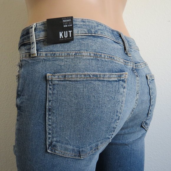 Jeans Kut From The Kloth Taille 4 Straight Leg Dark Wash - Neuf Avec étiquettes